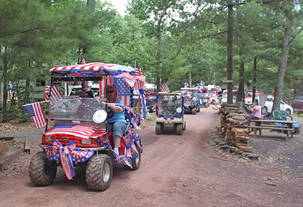 4th of July Golf Cart Parade